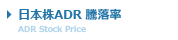 日本株ADR 騰落率